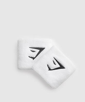 Accessories Vybavení Gymshark Sharkhead Sweat Bands Bílé | CZ 2119AHK